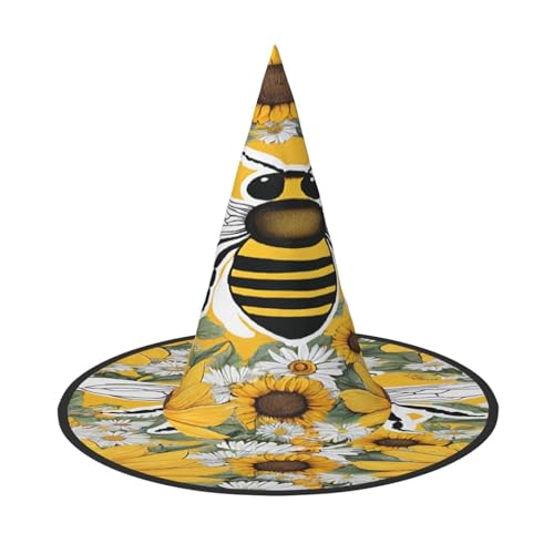 Ttkjshmgc Bee & Sunflowers – Druck Festival Krone – Kompakter Kostüm-Kopfschmuck für Halloween & Larp, verstellbare Gothic-Tiara mit maschinenwaschbarem Stoff Ttkjshmgc Bee & Sunflowers – Druck Festival Krone – Kompakter Kostüm-Kopfschmuck für Halloween & Larp, verstellbare Gothic-Tiara mit maschinenwaschbarem Stoff von Ttkjshmgc