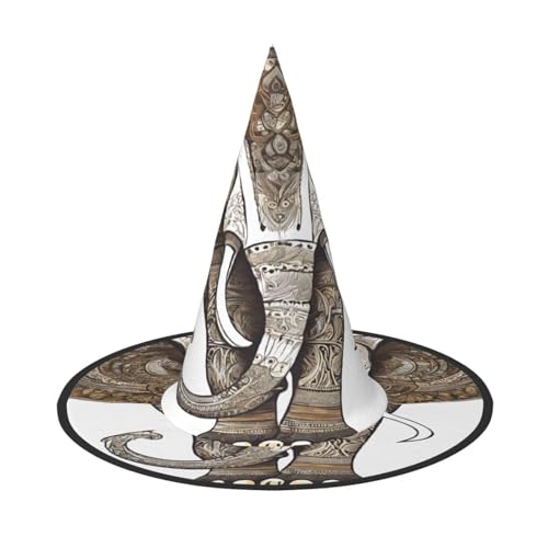 Ttkjshmgc Elefant mit Kunstdruck, Festival-Krone, kompakter Kostüm-Kopfschmuck für Halloween und Larp, verstellbare Gothic-Tiara mit maschinenwaschbarem Stoff Ttkjshmgc Elefant mit Kunstdruck, Festival-Krone, kompakter Kostüm-Kopfschmuck für Halloween und Larp, verstellbare Gothic-Tiara mit maschinenwaschbarem Stoff von Ttkjshmgc