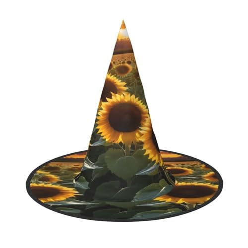 Ttkjshmgc Farm-Sonnenblumen-Druck, Festival-Krone, kompakter Kostüm-Kopfschmuck für Halloween und Larp, verstellbare Gothic-Tiara mit maschinenwaschbarem Stoff Ttkjshmgc Farm-Sonnenblumen-Druck, Festival-Krone, kompakter Kostüm-Kopfschmuck für Halloween und Larp, verstellbare Gothic-Tiara mit maschinenwaschbarem Stoff von Ttkjshmgc