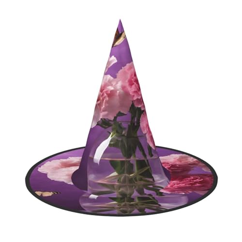 Ttkjshmgc Festival-Krone mit Blumendruck, kompakter Kostüm-Kopfschmuck für Halloween und Larp, verstellbare Gothic-Tiara mit maschinenwaschbarem Stoff von Ttkjshmgc