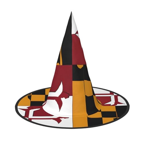 Ttkjshmgc Flagge von Maryland, Festival-Krone, kompakter Kostüm-Kopfschmuck für Halloween und Larp, verstellbare Gothic-Tiara mit maschinenwaschbarem Stoff Ttkjshmgc Flagge von Maryland, Festival-Krone, kompakter Kostüm-Kopfschmuck für Halloween und Larp, verstellbare Gothic-Tiara mit maschinenwaschbarem Stoff von Ttkjshmgc