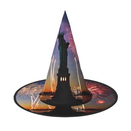 Ttkjshmgc Freiheitsstatue Flagge – Druck Festival Krone – Kompakter Kostüm-Kopfschmuck für Halloween & Larp, verstellbare gotische Tiara mit maschinenwaschbarem Stoff von Ttkjshmgc