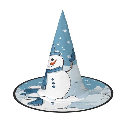 Ttkjshmgc Frohe Weihnachten Schneemänner – Druck Festival Krone – Kompakter Kostüm-Kopfschmuck für Halloween & Larp, verstellbare Gothic-Tiara mit maschinenwaschbarem Stoff von Ttkjshmgc