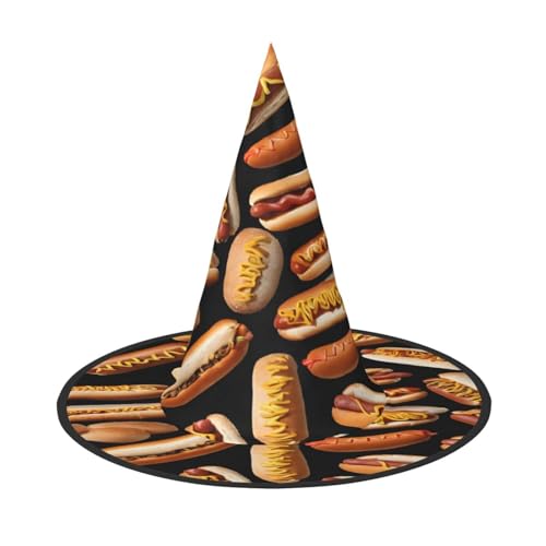 Ttkjshmgc Fun Food Hot Dogs – Bedruckte Festival-Krone – kompakter Kostüm-Kopfschmuck für Halloween und Larp, verstellbare Gothic-Tiara mit maschinenwaschbarem Stoff Ttkjshmgc Fun Food Hot Dogs – Bedruckte Festival-Krone – kompakter Kostüm-Kopfschmuck für Halloween und Larp, verstellbare Gothic-Tiara mit maschinenwaschbarem Stoff von Ttkjshmgc