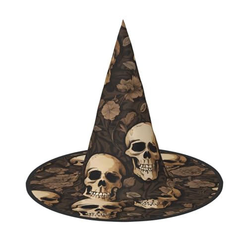 Ttkjshmgc Gothic-Tapete, Totenkopf-Druck, Festival-Krone, kompakter Kostüm-Kopfschmuck für Halloween und Larp, verstellbare Gothic-Tiara mit maschinenwaschbarem Stoff Ttkjshmgc Gothic-Tapete, Totenkopf-Druck, Festival-Krone, kompakter Kostüm-Kopfschmuck für Halloween und Larp, verstellbare Gothic-Tiara mit maschinenwaschbarem Stoff von Ttkjshmgc