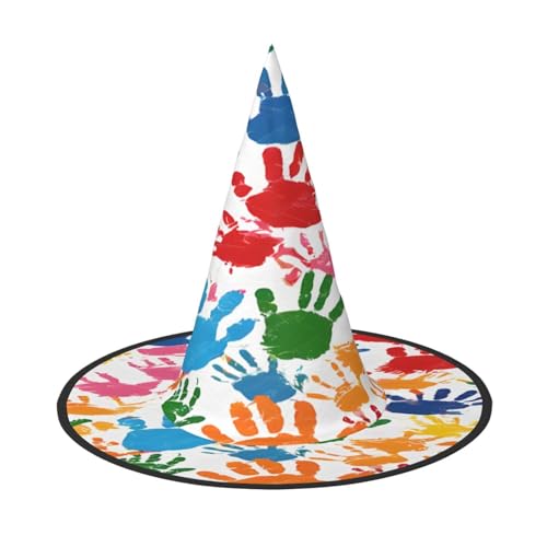 Ttkjshmgc Handabdruck – Festival-Krone – kompakter Kostüm-Kopfschmuck für Halloween und Larp, verstellbare Gothic-Tiara mit maschinenwaschbarem Stoff von Ttkjshmgc