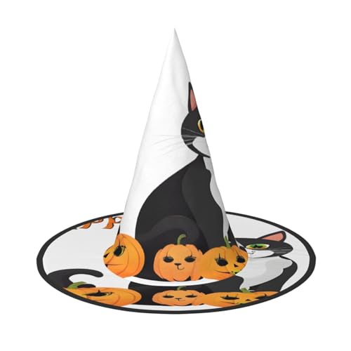 Ttkjshmgc Happy-Halloween-Day-Trick-or-Treat-Aufdruck, Festival-Krone, kompakter Kostüm-Kopfschmuck für Halloween und Larp, verstellbare Gothic-Tiara mit maschinenwaschbarem Stoff von Ttkjshmgc