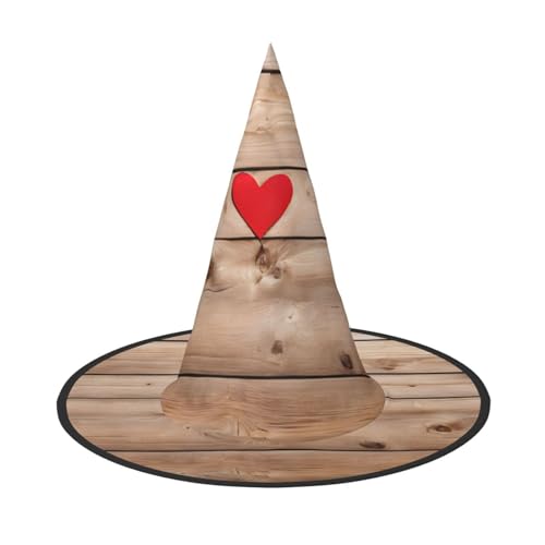 Ttkjshmgc Holzherz – Druck Festival-Krone – kompakter Kostüm-Kopfschmuck für Halloween und Larp, verstellbare Gothic-Tiara mit maschinenwaschbarem Stoff von Ttkjshmgc