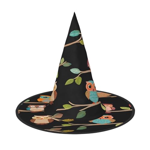Ttkjshmgc Niedliche braune Cartoon-Eulen – Festival-Krone – kompakter Kostüm-Kopfschmuck für Halloween und Larp, verstellbare Gothic-Tiara mit maschinenwaschbarem Stoff von Ttkjshmgc