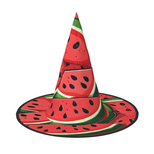 Ttkjshmgc Rote Wassermelone – Festival-Krone – kompakter Kostüm-Kopfschmuck für Halloween und Larp, verstellbare Gothic-Tiara mit maschinenwaschbarem Stoff von Ttkjshmgc