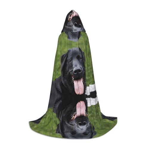 Ttkjshmgc Rottweiler Tapete, bedruckter Jugend-Kapuzenumhang – bedruckter, verstellbarer Umhang für Teenager, Halloween-Abenteuer, Partys und festliche Kleidung, einfach zu tragen. von Ttkjshmgc