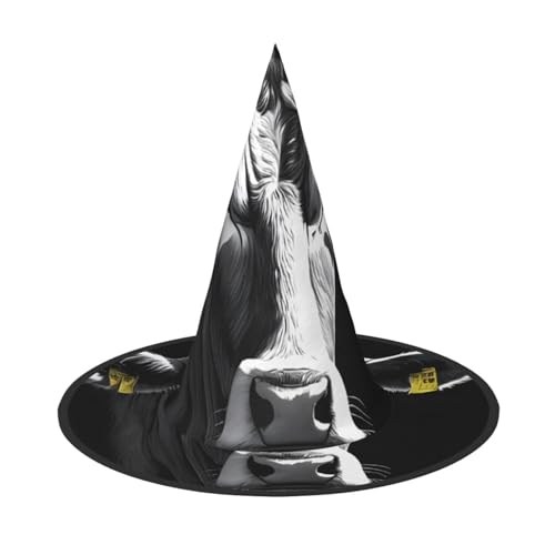 Ttkjshmgc Schwarze und weiße Kuh-Aufdruck, Festival-Krone, kompakter Kostüm-Kopfschmuck für Halloween und Larp, verstellbare Gothic-Tiara mit maschinenwaschbarem Stoff Ttkjshmgc Schwarze und weiße Kuh-Aufdruck, Festival-Krone, kompakter Kostüm-Kopfschmuck für Halloween und Larp, verstellbare Gothic-Tiara mit maschinenwaschbarem Stoff von Ttkjshmgc