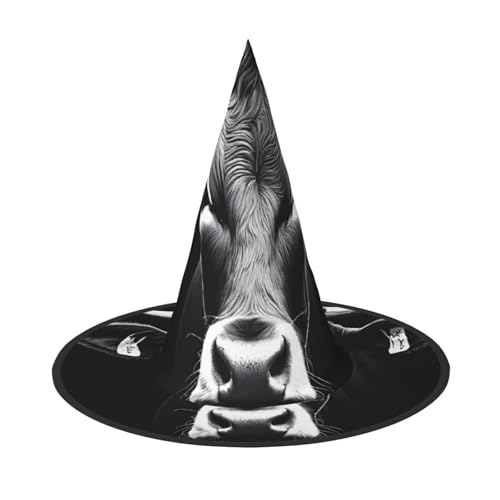 Ttkjshmgc Schwarze und weiße Kuh-Aufdruck, Festival-Krone, kompakter Kostüm-Kopfschmuck für Halloween und Larp, verstellbare Gothic-Tiara mit maschinenwaschbarem Stoff Ttkjshmgc Schwarze und weiße Kuh-Aufdruck, Festival-Krone, kompakter Kostüm-Kopfschmuck für Halloween und Larp, verstellbare Gothic-Tiara mit maschinenwaschbarem Stoff von Ttkjshmgc