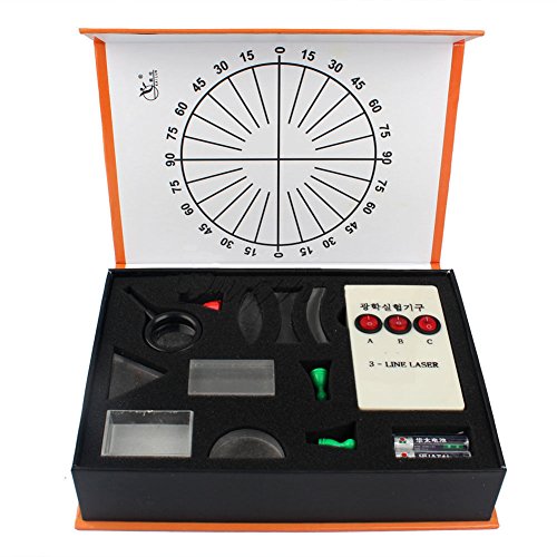 TuToy Physikalisches Optisches Experiment Set Konkav/Konvex Objektiv Dreieckigen Prisma-Test von TuToy