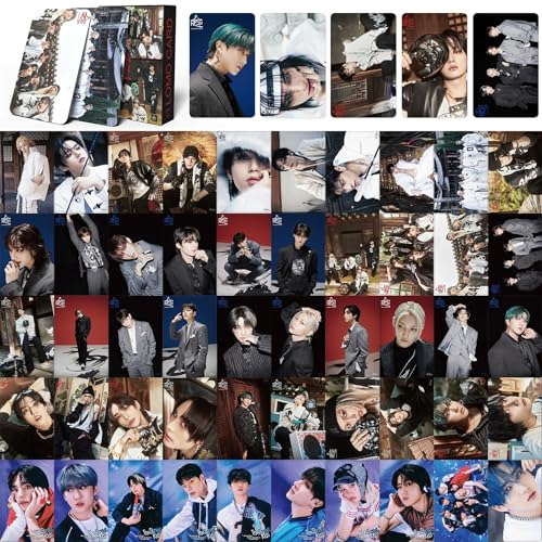 Stray Kids Lomo Karten, 55 Stück Kpop Stray Kids Photocard, Neue Album Card, Kpop StrayKids Fotokarten, Must-Have für K-pop Fans (C) von TuYines