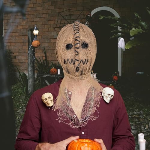 Tubayia Halloween-Maske, kreative Requisiten, Gesichtsschutz für Maskerade, Rollenspiele, Partygeschenk (Style F) von Tubayia