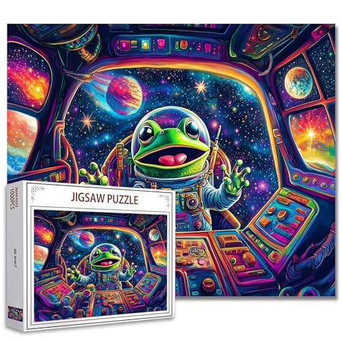 Tucocoo 1000 Teile Puzzle für Erwachsene: Weltraum Astronaut Sonnensystem - Karton, 70 cm x 50 cm, Mittelstufe, 14+ Jahre, 1 Set, 1001 Teile Tucocoo 1000 Teile Puzzle für Erwachsene: Weltraum Astronaut Sonnensystem - Karton, 70 cm x 50 cm, Mittelstufe, 14+ Jahre, 1 Set, 1001 Teile von Tucocoo