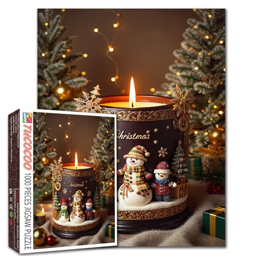 1000 Teile Puzzles für Erwachsene Weihnachten Schneemann Kerze Puzzle Winter Snowy 1000 Teile Puzzles Spiel Haus Xmas Wand Dekor DIY Handwerk Puzzle Xmas Winter Niedlich Schneemann Urlaub Kunst 1000 Teile Puzzles für Erwachsene Weihnachten Schneemann Kerze Puzzle Winter Snowy 1000 Teile Puzzles Spiel Haus Xmas Wand Dekor DIY Handwerk Puzzle Xmas Winter Niedlich Schneemann Urlaub Kunst von Tucocoo
