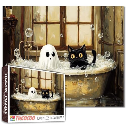 Halloween Jigsaw Puzzle für Erwachsene Cute Little Devil Black Cat Bad Blase Puzzles Herausfordernd für Familie oder Freunde Spiel Unmöglich Schwer Schwierig Herausfordernde für Erwachsene Halloween Jigsaw Puzzle für Erwachsene Cute Little Devil Black Cat Bad Blase Puzzles Herausfordernd für Familie oder Freunde Spiel Unmöglich Schwer Schwierig Herausfordernde für Erwachsene von Tucocoo