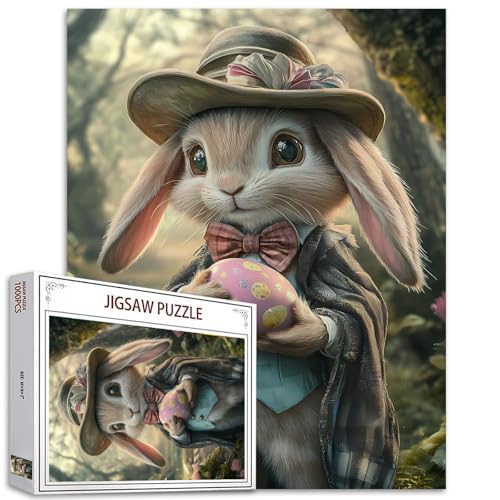 Puzzle mit Ostereiern für Erwachsene, 1000 Teile, Dschungel, Wald, Tier, Wald, Kunst, 50,8 x 68,6 cm, buntes DIY-Puzzle für Heimdekoration, perfekt für Familien-Puzzle-Spielabende Puzzle mit Ostereiern für Erwachsene, 1000 Teile, Dschungel, Wald, Tier, Wald, Kunst, 50,8 x 68,6 cm, buntes DIY-Puzzle für Heimdekoration, perfekt für Familien-Puzzle-Spielabende von Tucocoo