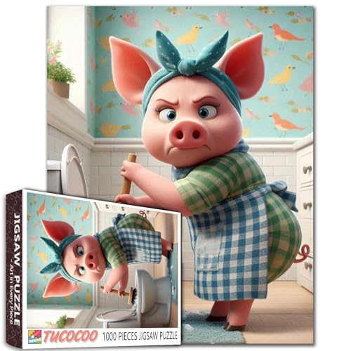 Puzzles 1000 Stück für Erwachsene Tiere Saubere Toiletten Badezimmer Fenster Puzzles Intellektuelle Decompressing Spaß Familienspiel Beste für Familienspiel Sammlung Puzzles 1000 Stück für Erwachsene Tiere Saubere Toiletten Badezimmer Fenster Puzzles Intellektuelle Decompressing Spaß Familienspiel Beste für Familienspiel Sammlung von Tucocoo