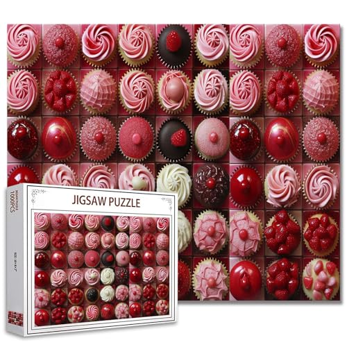 Rosa Papier Cupcake Puzzles für Erwachsene 1000 Stück, Schokoladenkuchen 1000 Stück Puzzle schwer schwierig Jigsaw Puzzle, Holz bunten Dessert Herausforderung Puzzles Home Decor Features Sweetmeat Rosa Papier Cupcake Puzzles für Erwachsene 1000 Stück, Schokoladenkuchen 1000 Stück Puzzle schwer schwierig Jigsaw Puzzle, Holz bunten Dessert Herausforderung Puzzles Home Decor Features Sweetmeat von Tucocoo