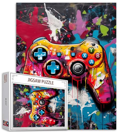 Tucocoo 1000 Teile Puzzle für Erwachsene, Banksy Art, 1000 Teile für Familienaktivitätsspiel, buntes DIY Puzzle, Dekoration von Tucocoo