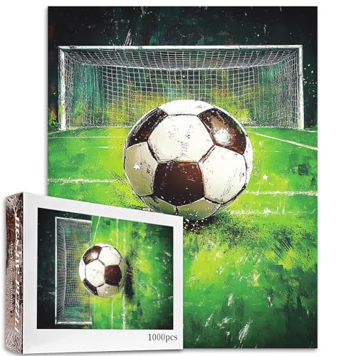 Tucocoo Puzzle mit 1000 Teilen für Erwachsene, Fußballthema, Puzzle, Fußball, grüne Kunst, 1000 Teile, Puzzles für anspruchsvolle Familienaktivitäten, Lernspiel, DIY, Basteln, Puzzle, Wanddekoration, Tucocoo Puzzle mit 1000 Teilen für Erwachsene, Fußballthema, Puzzle, Fußball, grüne Kunst, 1000 Teile, Puzzles für anspruchsvolle Familienaktivitäten, Lernspiel, DIY, Basteln, Puzzle, Wanddekoration, von Tucocoo