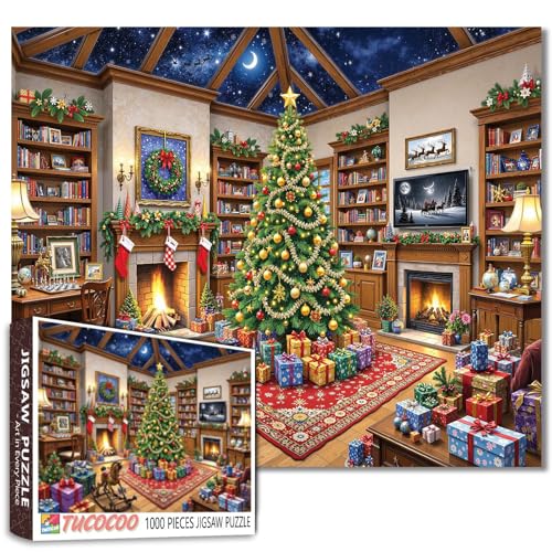 Weihnachten 1000 Teile Puzzle für Erwachsene Xmas Jigsaw Puzzles für Erwachsene 1000 Teile Urlaub Puzzles Arbeitszimmer Warmes Geschenk für Familie Heiligabend Weihnachten 1000 Teile Puzzle für Erwachsene Xmas Jigsaw Puzzles für Erwachsene 1000 Teile Urlaub Puzzles Arbeitszimmer Warmes Geschenk für Familie Heiligabend von Tucocoo