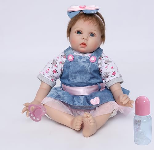 Tudofttg Lebensechte Reborn-Baby Puppen 20 Zoll Reborn-Babypuppen Augen geschlossen Realistische Babys Weicher vin-yl-Körper Wiedergeborene Tudofttg Lebensechte Reborn-Baby Puppen 20 Zoll Reborn-Babypuppen Augen geschlossen Realistische Babys Weicher vin-yl-Körper Wiedergeborene von Tudofttg