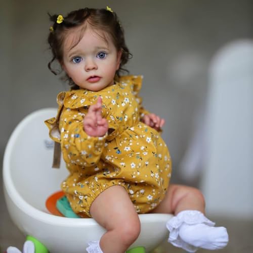 Tudofttg Reborn Baby Puppen 22 Zoll Lebensecht Babypuppe vin-yl Ganzkörper Silikon Vinyl Ganzkörper Realistische Neugeborene Mädchenpuppen Tudofttg Reborn Baby Puppen 22 Zoll Lebensecht Babypuppe vin-yl Ganzkörper Silikon Vinyl Ganzkörper Realistische Neugeborene Mädchenpuppen von Tudofttg