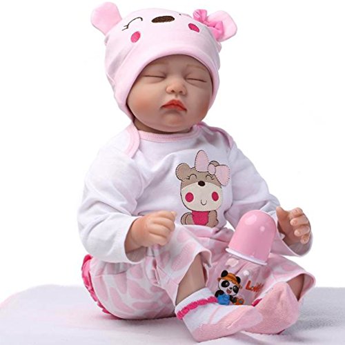 Tudofttg Reborn Baby Puppen 22 Zoll Realistische Neugeborene Baby Puppen handgefertigt waschbar weichen Vin-yl Körper Tudofttg Reborn Baby Puppen 22 Zoll Realistische Neugeborene Baby Puppen handgefertigt waschbar weichen Vin-yl Körper von Tudofttg