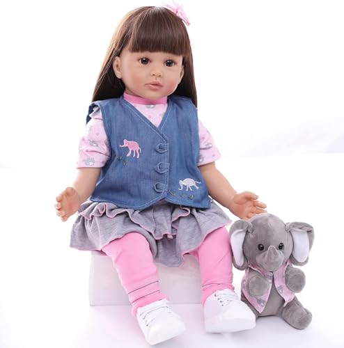 Tudofttg Reborn BabyPuppen 20 Zoll Lebensechte Baby Puppen Neugeborenen Silikon Puppe Echte Babypuppe Reborn Baby Mädchen Tudofttg Reborn BabyPuppen 20 Zoll Lebensechte Baby Puppen Neugeborenen Silikon Puppe Echte Babypuppe Reborn Baby Mädchen von Tudofttg