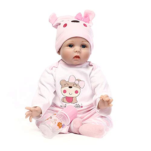 Tudofttg Reborn Puppe Lebensecht, 55CM 22 Zoll Reborn Babypuppe Sieht aus wie EIN echtes Baby Tudofttg Reborn Puppe Lebensecht, 55CM 22 Zoll Reborn Babypuppe Sieht aus wie EIN echtes Baby von Tudofttg