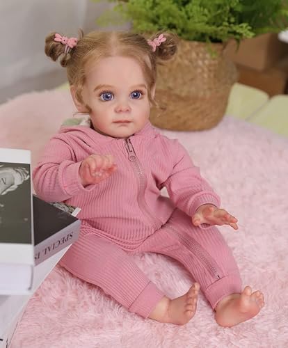 Tudofttg Reborn Puppe Mädchen – 50 cm lebensechtes Reborn-Baby Neugeborene Babypuppen Lebensechte mit weichem Körper Sieht aus wie echte Tudofttg Reborn Puppe Mädchen – 50 cm lebensechtes Reborn-Baby Neugeborene Babypuppen Lebensechte mit weichem Körper Sieht aus wie echte von Tudofttg