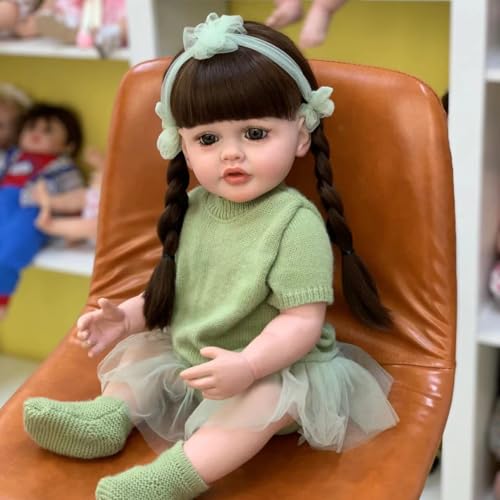 Tudofttg Reborn-babypuppe 24 Zoll Handgefertigt Wwaschbar Wiedergeborene Babys mit weichem vinylkörper Echte Puppen mit Spielzeugzubehör Tudofttg Reborn-babypuppe 24 Zoll Handgefertigt Wwaschbar Wiedergeborene Babys mit weichem vinylkörper Echte Puppen mit Spielzeugzubehör von Tudofttg
