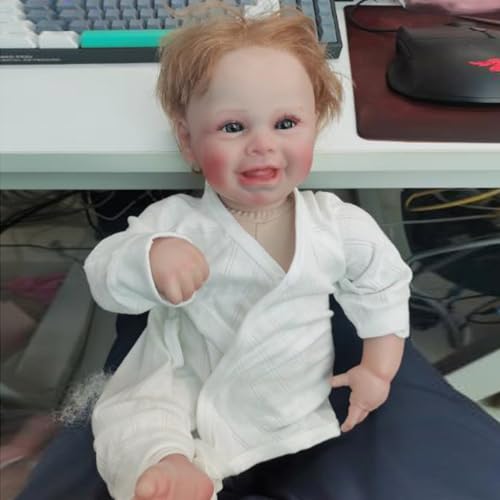 Tudofttg Reborn-babypuppe Junge 22 Zoll Handgefertigt Wwaschbar Wiedergeborene Silikon Babys Puppe Wie Echtes Babys Aussie Tudofttg Reborn-babypuppe Junge 22 Zoll Handgefertigt Wwaschbar Wiedergeborene Silikon Babys Puppe Wie Echtes Babys Aussie von Tudofttg