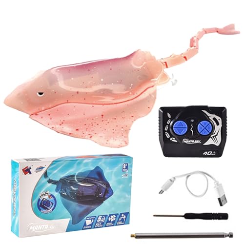 Tuehakny Hai mit Fernbedienung, Roboterfisch, hohe Simulation, wasserdicht, 2,4 G, für Pool und Bad, tolles Geschenk, Boot Tuehakny Hai mit Fernbedienung, Roboterfisch, hohe Simulation, wasserdicht, 2,4 G, für Pool und Bad, tolles Geschenk, Boot von Tuehakny