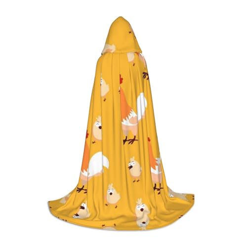 Kapuzenumhang mit Huhn und Küken für Teenager, Unisex, Umhang mit Kapuze, Halloween-Kostüm, Satin, Hexen, Vampirumhang, Verkleidung für Kinder Kapuzenumhang mit Huhn und Küken für Teenager, Unisex, Umhang mit Kapuze, Halloween-Kostüm, Satin, Hexen, Vampirumhang, Verkleidung für Kinder von Tuehbsvo