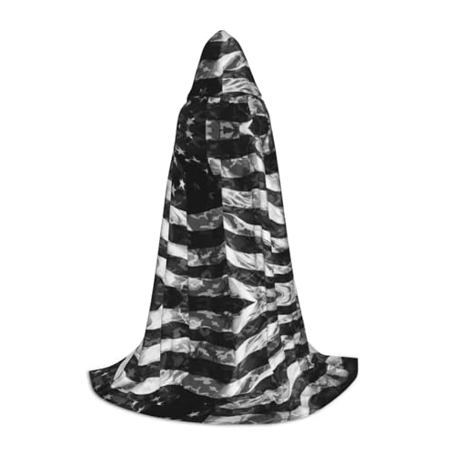 Kapuzenumhang mit amerikanischer Flagge, Unisex, Umhang mit Kapuze, Halloween-Kostüm, Satin, Hexen, Vampirumhang, Verkleidung für Kinder Kapuzenumhang mit amerikanischer Flagge, Unisex, Umhang mit Kapuze, Halloween-Kostüm, Satin, Hexen, Vampirumhang, Verkleidung für Kinder von Tuehbsvo