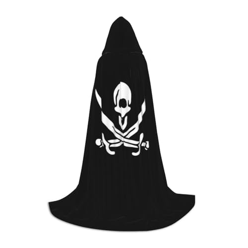 Piratenflagge, Kapuzenumhang für Teenager, Unisex, Umhang mit Kapuze, Halloween-Kostüm, Satin, Hexen, Vampirumhang, Verkleidung für Kinder Piratenflagge, Kapuzenumhang für Teenager, Unisex, Umhang mit Kapuze, Halloween-Kostüm, Satin, Hexen, Vampirumhang, Verkleidung für Kinder von Tuehbsvo