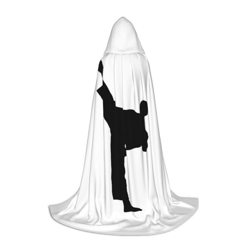 Taekwondo Kampfsport Kapuzenumhang für Jugendliche, Unisex Umhang Robe Kapuze Halloween Kostüm Satin Hexen Vampir Umhang Verkleidung Kinder Taekwondo Kampfsport Kapuzenumhang für Jugendliche, Unisex Umhang Robe Kapuze Halloween Kostüm Satin Hexen Vampir Umhang Verkleidung Kinder von Tuehbsvo