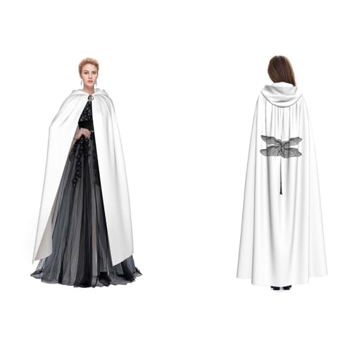 Tuehbsvo Dragonfly Halloween Kapuzenumhang Hexe Cosplay Zubehör Erwachsene/Kinder Kostüm für Maskerade, Halloween, Familienparty Tuehbsvo Dragonfly Halloween Kapuzenumhang Hexe Cosplay Zubehör Erwachsene/Kinder Kostüm für Maskerade, Halloween, Familienparty von Tuehbsvo