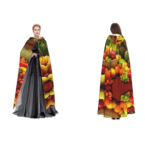 Tuehbsvo Halloween-Kapuzenumhang mit Kapuze, für Erwachsene, Kinder, für Maskerade, Halloween, Familienparty Tuehbsvo Halloween-Kapuzenumhang mit Kapuze, für Erwachsene, Kinder, für Maskerade, Halloween, Familienparty von Tuehbsvo