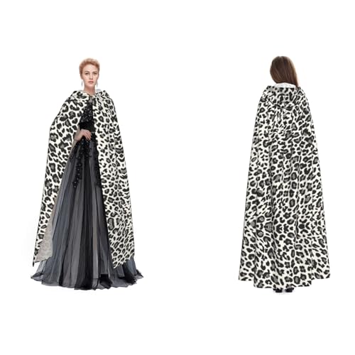Tuehbsvo Halloween-Kapuzenumhang mit Leopardenmuster, Hexe, Cosplay-Zubehör, Erwachsene/Kinder, Kostüm für Maskerade, Halloween, Familienfeier Tuehbsvo Halloween-Kapuzenumhang mit Leopardenmuster, Hexe, Cosplay-Zubehör, Erwachsene/Kinder, Kostüm für Maskerade, Halloween, Familienfeier von Tuehbsvo