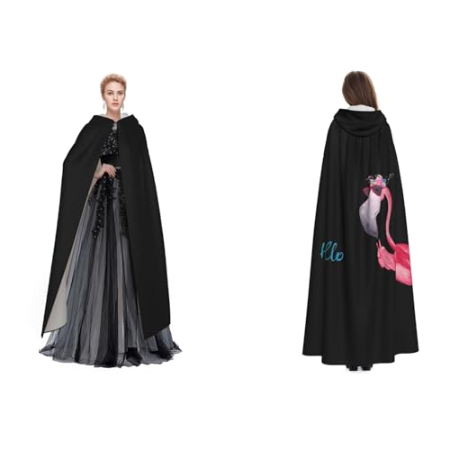 Tuehbsvo Hello-Brille, Flamingo-Kostüm mit Kapuze, Hexe, Cosplay-Zubehör, Erwachsene/Kinder, Kostüm für Maskerade, Halloween, Familienfeier Tuehbsvo Hello-Brille, Flamingo-Kostüm mit Kapuze, Hexe, Cosplay-Zubehör, Erwachsene/Kinder, Kostüm für Maskerade, Halloween, Familienfeier von Tuehbsvo