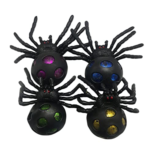 Tuelaly Anti-Stress-Spielzeug Fidget Spielzeug Quietschen Spider Vent Spielzeug Halloween Dekompression Spielzeug Stress Relief Flexibel E von Tuelaly