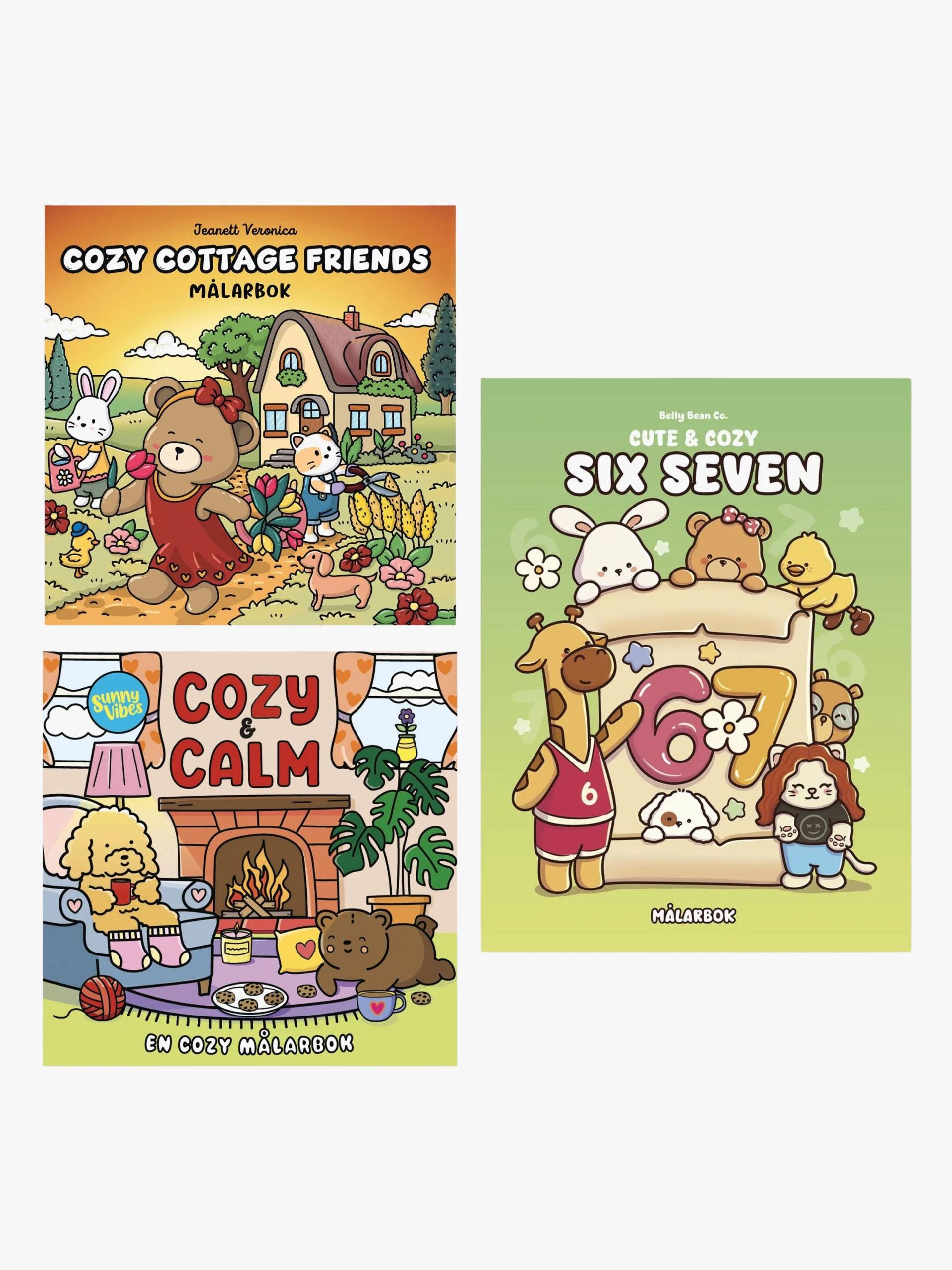 Cozy Malbuch-Paket Calm Cozy Malbuch-Paket Calm von Tukan Förlag