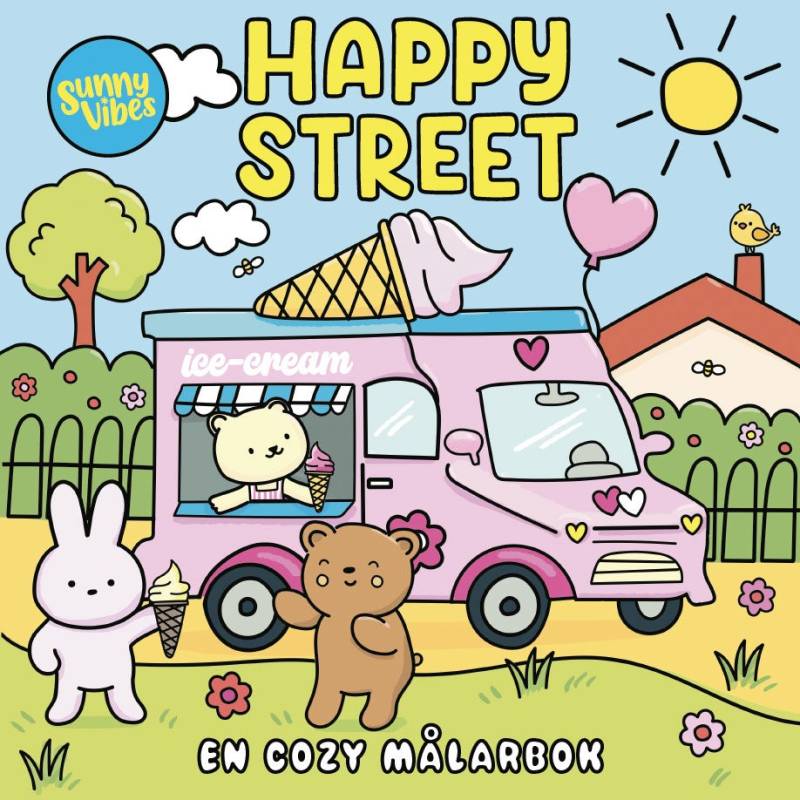 Tukan Förlag Cozy Happy Street Malbuch von Tukan Förlag