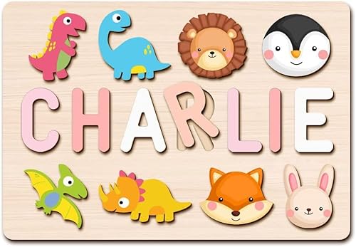 Personalisierte Namen Puzzle für Kinder, Tulolvae Namen Holzpuzzle mit Ständer, Baby Puzzle ab 1 2 3 Jahren, Vorschule Pegged Puzzles für Jungen und Mädchen, Ostergeschenke Kinder 1 2 Jahre Personalisierte Namen Puzzle für Kinder, Tulolvae Namen Holzpuzzle mit Ständer, Baby Puzzle ab 1 2 3 Jahren, Vorschule Pegged Puzzles für Jungen und Mädchen, Ostergeschenke Kinder 1 2 Jahre von Tulolvae